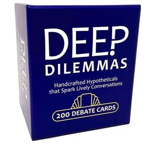 Deep Dilemmas Card Game for Ages 14+